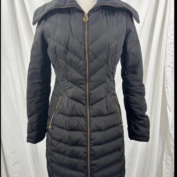Michael Kors- Black Quilted Women's Jacket - Picture 2 of 4